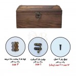 پک یراق آنتیک طلایی برای جعبه طول20تا 30 سانت