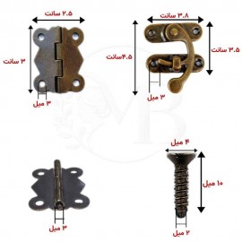 پک یراق آنتیک برای جعبه تا طول35 سانت