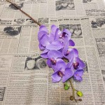 گل ارکیده لمسی سه بعدی