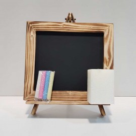 تخته سیاه پایه دار رنگ سوخته