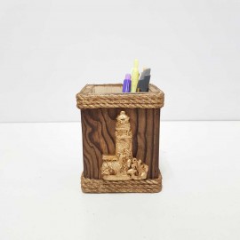 جامدادی رومیزی چوبی مدل E