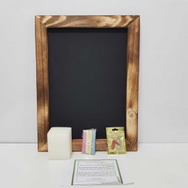 تخته سیاه پایه دیواری بزرگ سوخته