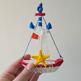 قایق فانتزی مینی لنگر قرمز