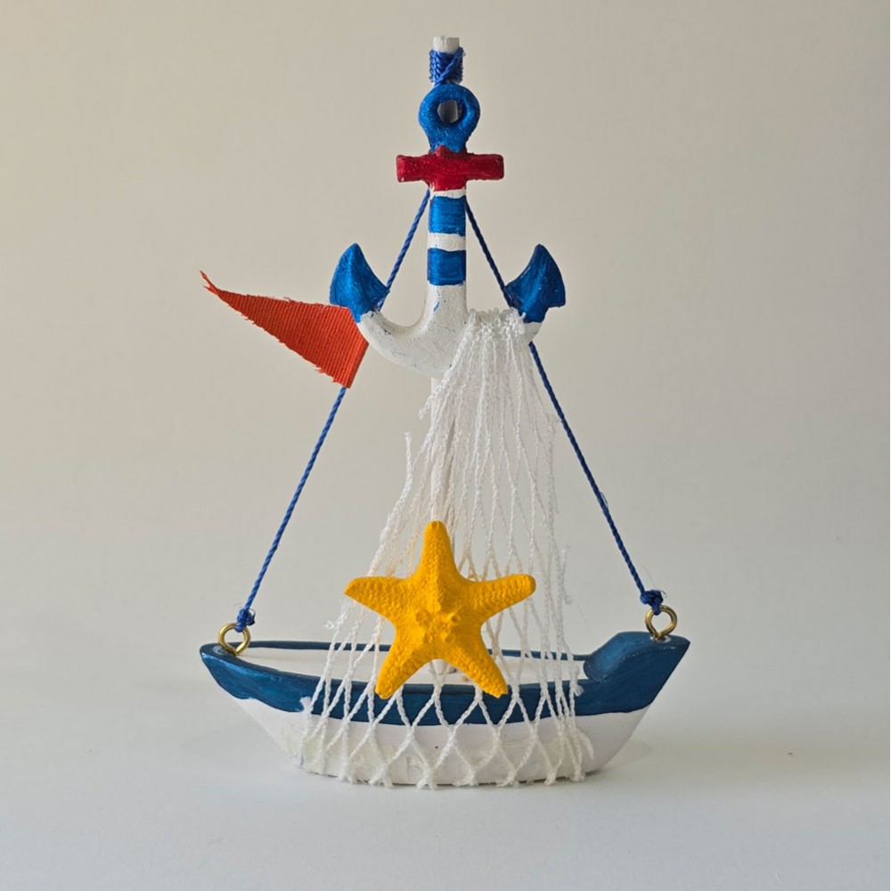 قایق فانتزی مینی لنگر سورمه ای