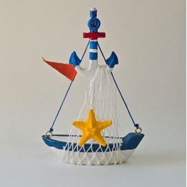 قایق فانتزی مینی لنگر سورمه ای