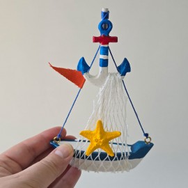 قایق فانتزی مینی لنگر سورمه ای 