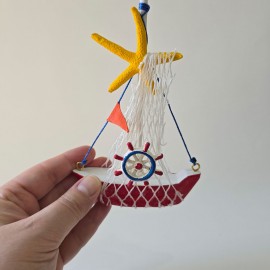 قایق فانتزی مینی سکان قرمز