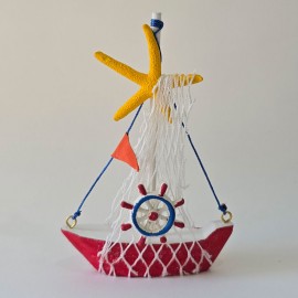 قایق فانتزی مینی سکان قرمز 