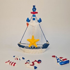 قایق فانتزی مینی لنگر سورمه ای