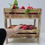 جاسیب زمینی و پیاز دوطبقه رنگ سوخته طرح ایکیا