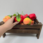 جاسیب زمینی و پیاز یک طبقه رنگ قهوه ای طرح ایکیا