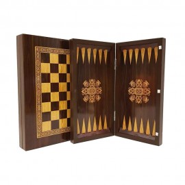 صفحه شطرنج و تخته نرد 40سانت طرح گردو 2