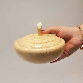 قندان چوبی رنگ روشن