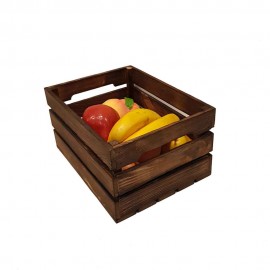 جعبه چوبی طرح ایکیا مدل h 15 رنگ قهوه ای