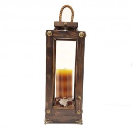 فانوس چوبی پایه نوستالژِی