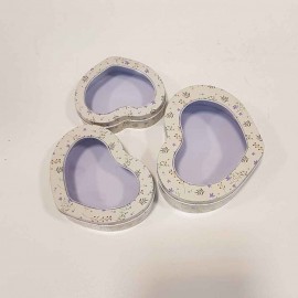 جعبه فلزی قلب سه عددی درب طلقی