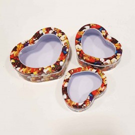 جعبه فلزی قلب سه عددی درب طلقی