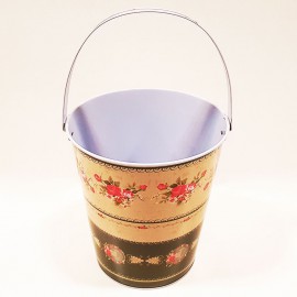 سطل فلزی دسته دار طرح 2