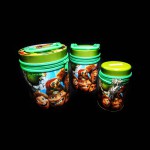 صندوقچه استوانه طرح غارنشین ها