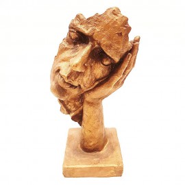 مجسمه رخ احساس برنز