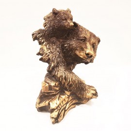 مجسمه خرس با بچه